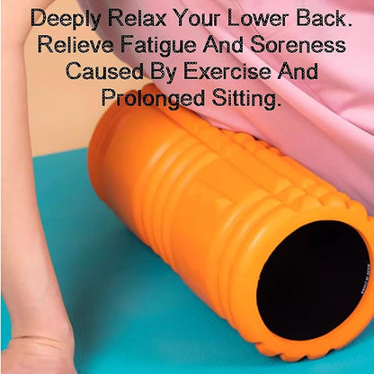Textured Foam Roller,High Density Fitness Exercise Foam Roller for Deep Tissue Muscle Massage(Color5)