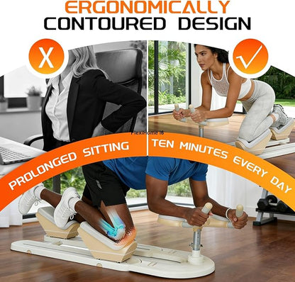 Spine Twist & Stretch Trainer Home Gym Exercise Machine, Ab & Back Stretcher for Core Lower Back Training, Full Body Stretch Twist Waist Leg Workout Equipment, US Local Ship