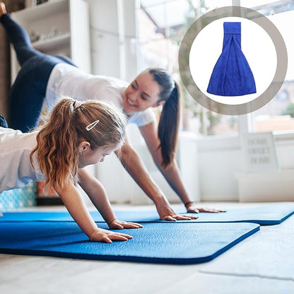 Portable Gym Towel for Women Men Sweat-Absorbing Fitness Towel Quick-Dry for Yoga Royal Blue