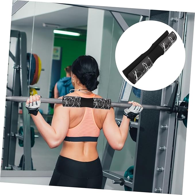 Barbell Neck Pad for Squats and Hip Thrusts Thick Foam Cushion Non-Slip Cover Protective Barbell Cover for Weightlifting and Gym Training