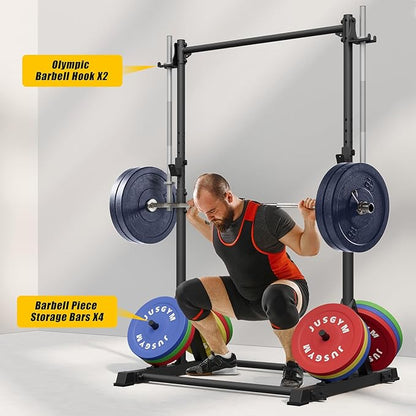 Pull Up Station, Strength Training Workout Pull Up Bar Free Standing for Home Gym, Adjustable Heavy Duty Pullup Bar Station Outdoor/Indoor, 600LBS Weight Capacity