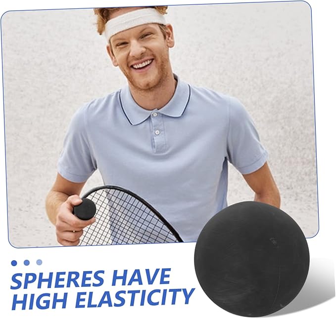 KICHOUSE 4pcs High Elastic Rubber Training Balls for Outdoor Practice Versatile Mini Balls for Reaction Skills Coordination and Agility Training for All Fitness Levels