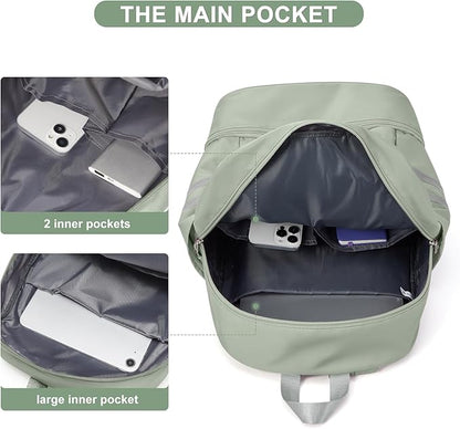 coofay Gym Backpack For Women Waterproof Backpack With Shoe Compartment Lightweight Travel Backpack Sports Backpacks Large Gym Bag