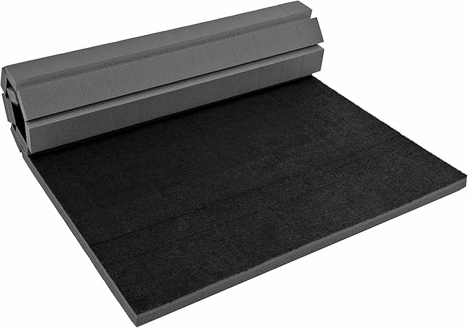 FlooringInc's Rollout Carpet Top Cheer Mat, Perfect as a Gymnastics Mat, Tumbling Mat or Portable Cheerleading Gym Mats for Home Workouts and Practice