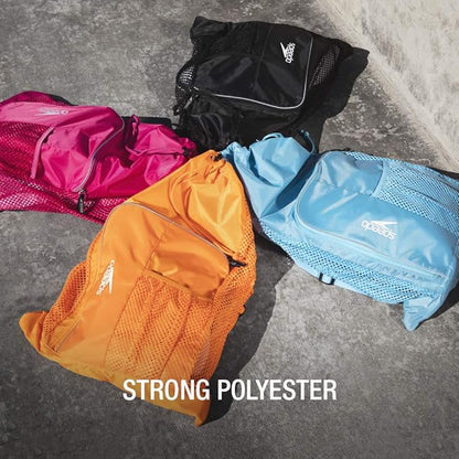 Speedo Unisex-Adult Drawstring Deluxe Ventilator Mesh Equipment Bag