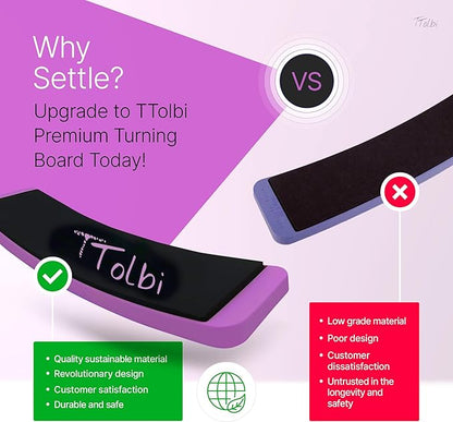 Premium Turn Board for Dancers & Skaters – Improve Turning, Balance & Spins Technique | Ballet, Ice Skating & Dance Training Equipment