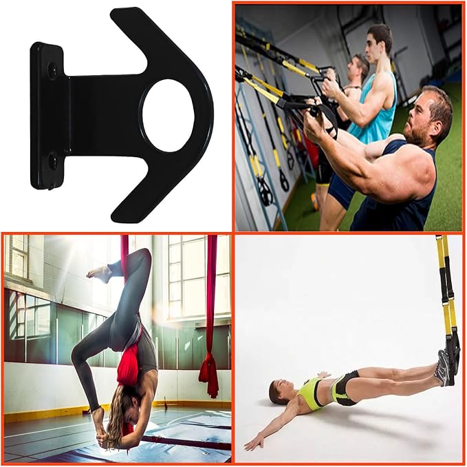 Resistance Band Wall Anchor(3PCS),Resistance Bands Wall Mount for Home Workouts & Yoga Gym，Resistance Band Hooks for Resistance Bands, Stretch Straps & Suspension Trainers (AFG)