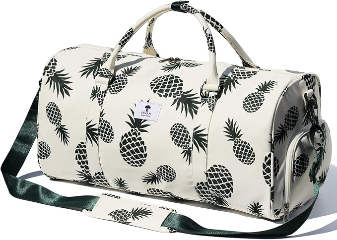 Original Floral Water Resistant Duffel Bag Gym bag Weekender Travel Bag for Gym Beach Travel Daily Bags
