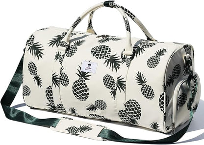 Original Floral Water Resistant Duffel Bag Gym bag Weekender Travel Bag for Gym Beach Travel Daily Bags