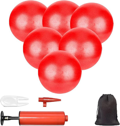 Mini Yoga Balls 9 Inch Exercise Pilates Therapy Balance Micropore Ball Barre Equipment for Home Stability Training Physical Core Training