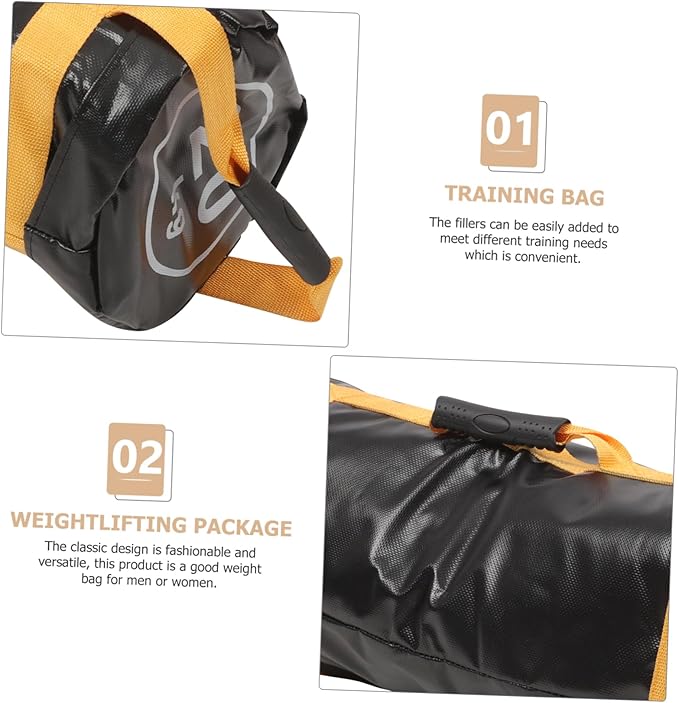 Mikikit Workout Weight Bag for Men Portable Strength Training Equipment Fitness Bag for Sled Workouts Versatile Design for Endurance and Strength Building Capacity