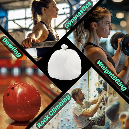 2PCS Chalk Ball - Climbing Chalk Gymnastics Magnesium Lifting for Gym, Gymnastics, Grip, Climbing, Weightlifting (2PCS Chalk Ball)