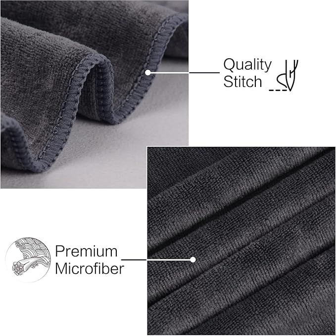 VIVOTE Microfiber Gym Towels Sports Sweat Towel Super Absorbent Ultra Soft Multi-Purpose Man Women Fitness Workout Travel Camping Hiking Yoga 16 Inch X 32 Inch