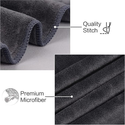 VIVOTE Microfiber Gym Towels Sports Sweat Towel Super Absorbent Ultra Soft Multi-Purpose Man Women Fitness Workout Travel Camping Hiking Yoga 16 Inch X 32 Inch