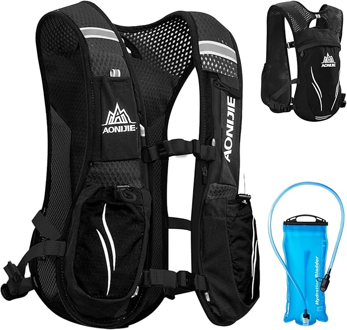TRIWONDER Hydration Running Vest Backpack, Lightweight Water Pack for Men Women Hydration Backpack for Trail Race, Hiking, Cycling, Climbing, Camping, Jogging, Marathon