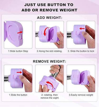 15LB 20LB 30LB 40LB 50LB Adjustable Dumbbell Set Free Weights Dumbbells Set for Women Men Hand Weights Sets Adjust Dumbbell Weight Sets for Home Gym Exercise Workout Strength Training Equipments
