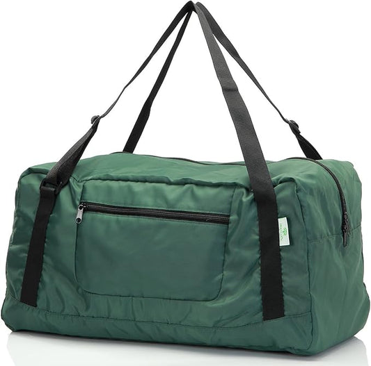 HOLYLUCK Foldable Travel Duffel Bag For Women & Men Luggage Great for Gym (Army Green)