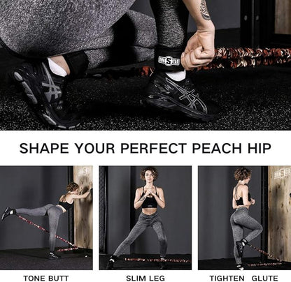 Innstar Multi-Function Resistance Bands for Working Out, Push Up Exercise Bands Resistance Bands Set for Bench Press Gym Equipment, Home Workout, Travel Portable