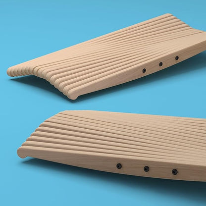Wooden Balance Board for Standing Desk Use, Ankle Strength Trainer, Skiing and Surfing Simulator