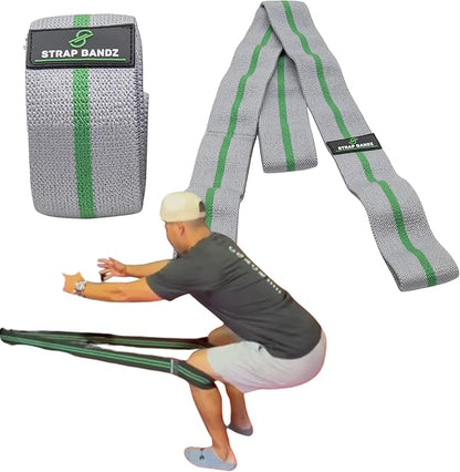 Fabric Resistance Bands with Looped Handles for Pull Up Assistance, Stretching, Mobility & Rehab | Long Non-Slip Workout Bands for Strength Training, Recovery & Home Gym Exercise