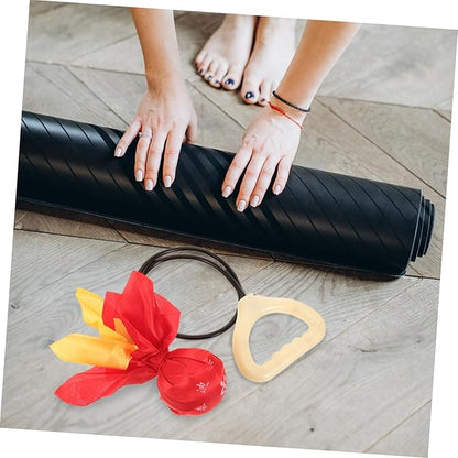 Mipcase Professional Yoga Multi-use Exercise for Core Workouts Balance Training and Coordination for Home Fitness and Elderly Exercise Red
