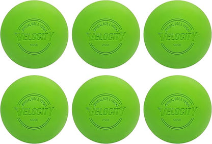 Velocity Lacrosse Balls - 1, 2, 3, 6, 12, 18, 24, 36, 60 and 120 Packs - for Practice, Official NFHS and College Approved Size