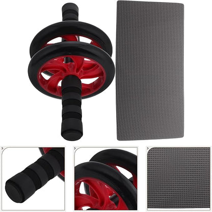 HEMOTON Ab Roller Wheel for Core Workout Quiet Abdominal Exerciser Home Gym Equipment with Non-slip Wide Wheel for Indoor and Outdoor Strength Training