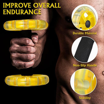 Ab Roller Wheel: Ab Wheel for Core Training, Exercise Abdominal Roller Hand Weights Dumbbell Fitness Exercise Device Home Gym Gear for Men/Women