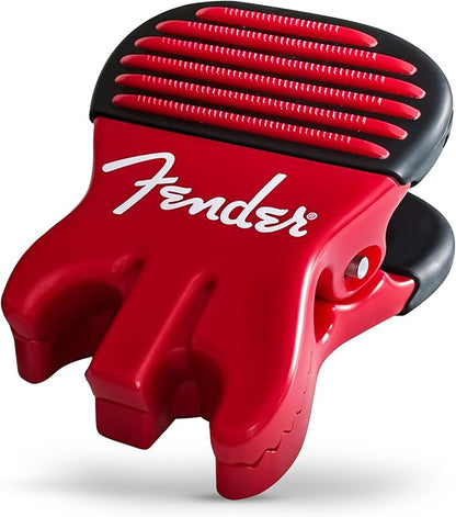 FENDER Patented Callus Builder & Finger Strengthener – Resistance Finger Exerciser for Guitar, Bass & Violin – Guitar Finger Trainer & Grip Strength Tool – Ideal Guitar & Bass Accessories (Tensions: RED=8-Lbs; BLACK=15-Lbs)