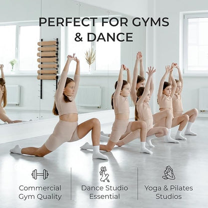 Fab Glass and Mirror Large Gym Mirror for Home Gym 48x32 - Full Length HD Tempered Glass Wall Panel - Professional Workout Display with Safety Backing - 1/4 Inch Commercial Grade