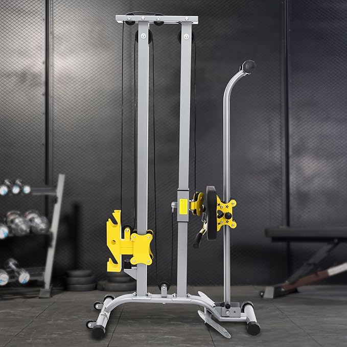 Multifunctional Fitness Rack,Small Strength Training Fitness Equipment,Adjustable Height Fitness Rack,Folding Structure Home Gym Strength Training Fitness Equipment