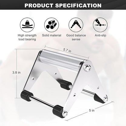 Push Up Bar - Heavy-Duty Stainless Steel Pushup Stands with Non-Slip Base, 500LB Capacity, Portable Home Gym Equipment for Strength Training & Floor Workouts