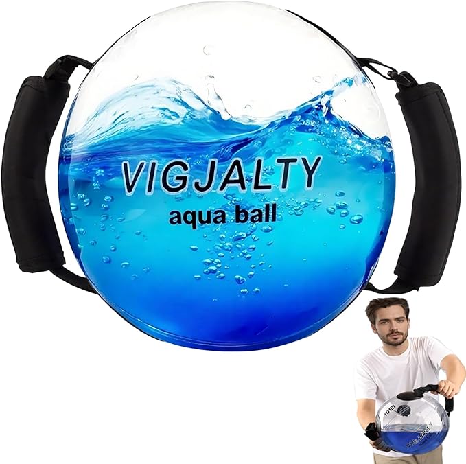 Pro-Grade Live Weights Kit | 8Inch Ball, 12Inch Ball & Aqua Bag | Dynamic Resistance Equipment for Core Activation, Muscle Growth & Functional Training at Home or Travel
