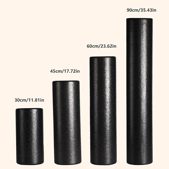 Highly Density Round Foams Rollers Exercise for Pilates & Stretching Fitness Full Body Athletic Massage Tool Highly Density Round