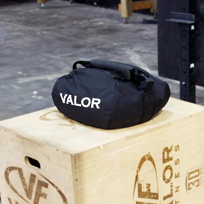 Valor Fitness Self- Fill Sandbags- Stone & Atlas Style - Built in Filler Bags 50,70, 100 or 200 lb Options Strength Training Workouts