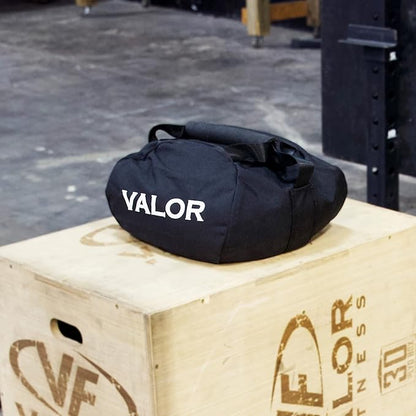 Valor Fitness Self- Fill Sandbags- Stone & Atlas Style - Built in Filler Bags 50,70, 100 or 200 lb Options Strength Training Workouts