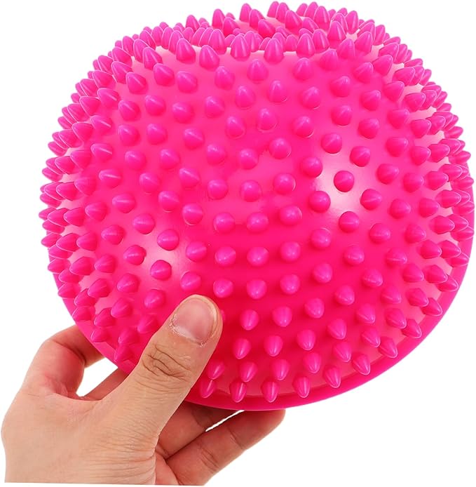 Milisten Hedgehog Balance Stability Balls Half Spike Dome for Adults Engaging Sensory Touch Ball for Exercise