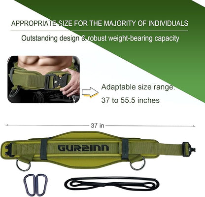 Weight Lifting Belt Gym Fitness with Quick Locking, Dip Belt with rope, Weighted Pull Up Belt for Gym Fitness Powerlifting Squat