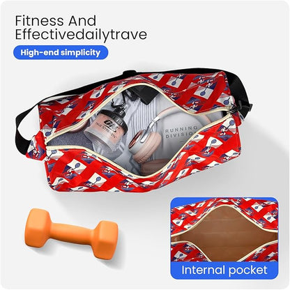 C&F BOGMOST Small Gym Bag for Women & Men,Small Lightweight Duffel Bag Carry On Bags Mini Duffel Travel Bag Waterproof Sports Bags for Workout/Sport/Trave,Sports Racket