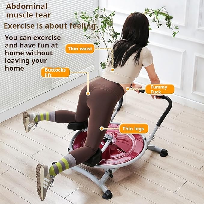 Ocdin Ab Circle Pro Fitness Turntable Abdominal Trainer - Home Gym Core Equipment with Rotatable Kneeling Pad