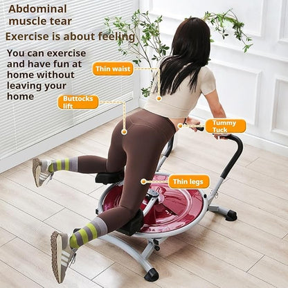 Ocdin Ab Circle Pro Fitness Turntable Abdominal Trainer - Home Gym Core Equipment with Rotatable Kneeling Pad