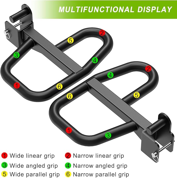 SELEWARE Power Cage Accessories, Dip Handles, Pull‑Up Stations, and Multi‑Grip Training Attachments