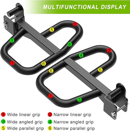 SELEWARE Power Cage Accessories, Dip Handles, Pull‑Up Stations, and Multi‑Grip Training Attachments
