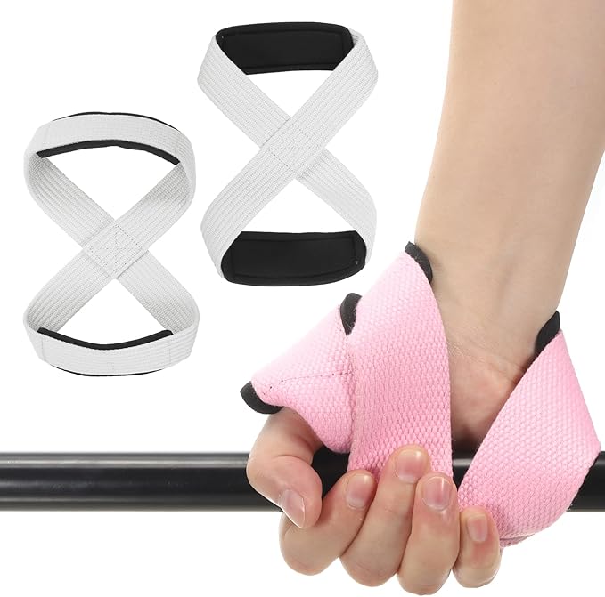 PATIKIL Figure Lifting Strap, Weightlifting Wrist Wraps Dead Lift Padded Grips for Fitness Power Strength Training