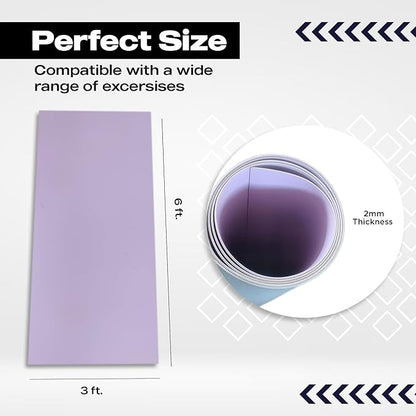 Marley Dance Floor – Portable 6 x 3 ft Non-Slip Vinyl Mat for Ballet, Lyrical & Tap – 2mm Thick, Lightweight, Rollable – Ideal for Practice at Home, Studio, or Outdoors