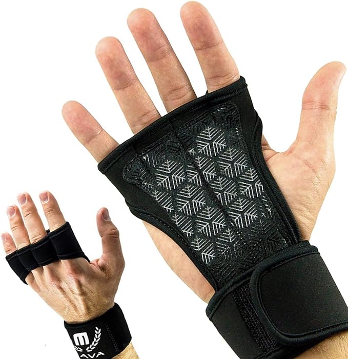Mava Sports Cross Training Gloves with Wrist Support for WODs,Gym Workout,Weightlifting & Fitness-Silicone Padding, No Calluses-Suits Men & Women-Weight Lifting Gloves for a Strong Grip