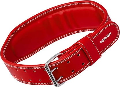 UPPPER Weight Lifting Belt - Double Prong 4” to 2.5” Tapered Premium Lifting Belt for Men and Women - Ultimate Back Support For Weightlifting and Powerlifting | Premium Fitness Gear