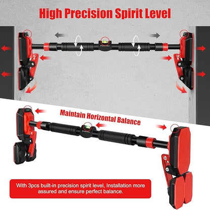 Door Pull Up Bar Doorway Chin Up Bar for Home 76-100 cm (29.92in-39.37in) No Screws Home Workout Equipment