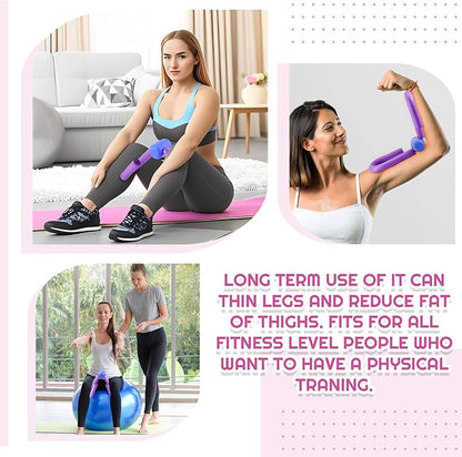 6 Pcs Fitness Resistance Exercise Bands 6 Tube Pedal Puller Resistance Band Set for Women Weight Loss Thigh Training Workout Equipment Elastic Arms Abdomen Shoulder Waist Leg Beginners Yoga