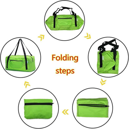 HOLYLUCK Foldable Travel Duffel Bag For Women & Men Luggage Great for Gym (Army Green)